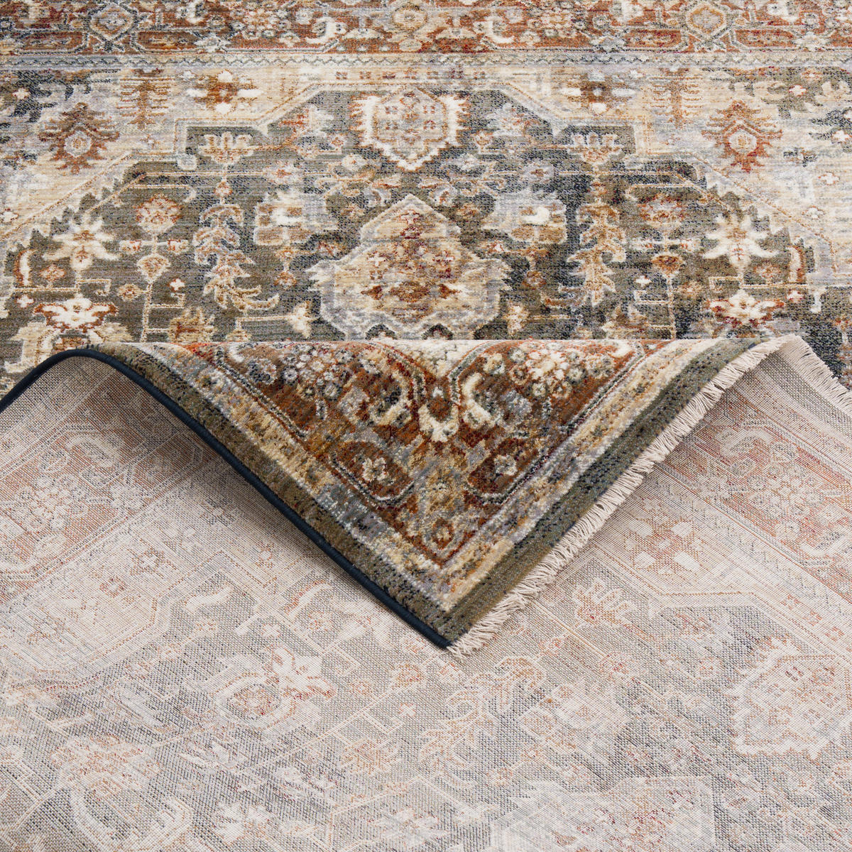 ORIENT VINTAGE TEPPICH NAVIRA - Grau, Textil (120/175cm) - Pergamon