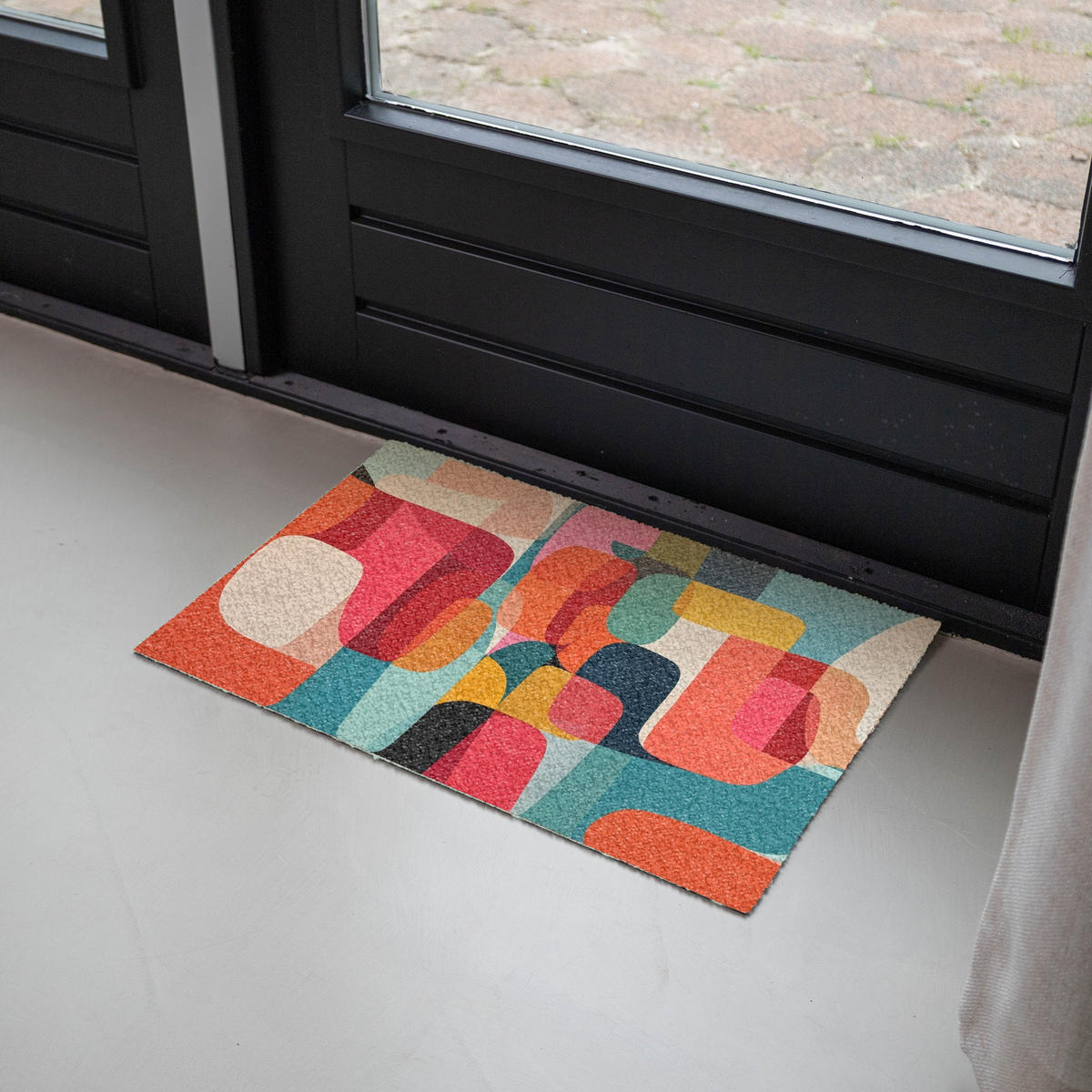 ROHOŽKA Tvary - barevné - abstraktní - letadla 60x40 cm - různobarevná, plast/umělá hmota (60/0.4cm) - MuchoWow