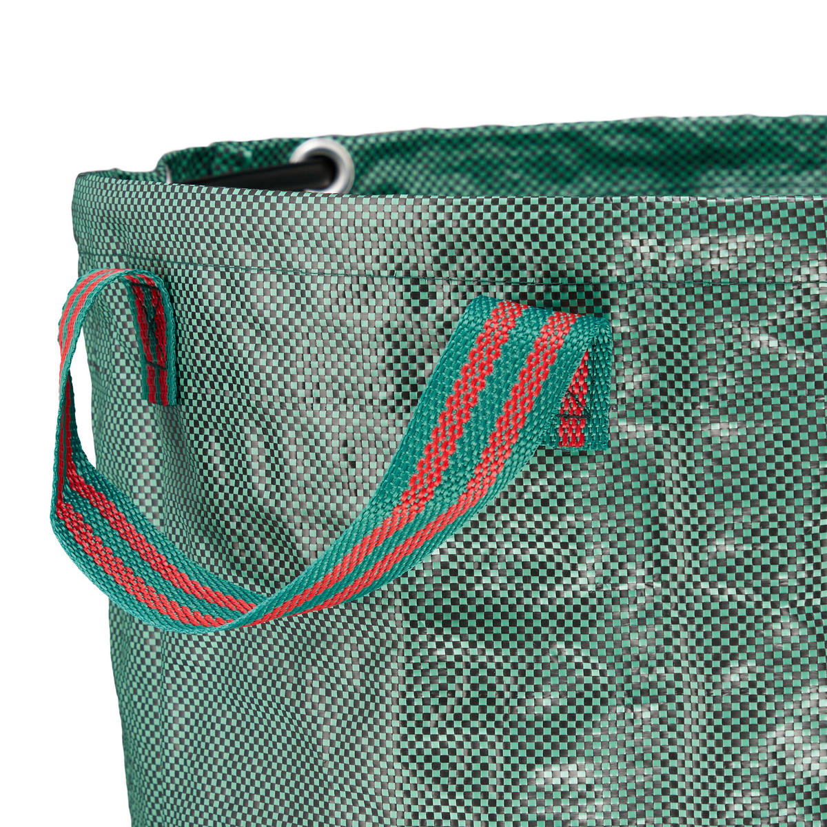 UNKRAUTSTECHER Gartenabfallsack - Dunkelgrün, Kunststoff/Metall (21.5/99/4cm) - Relaxdays