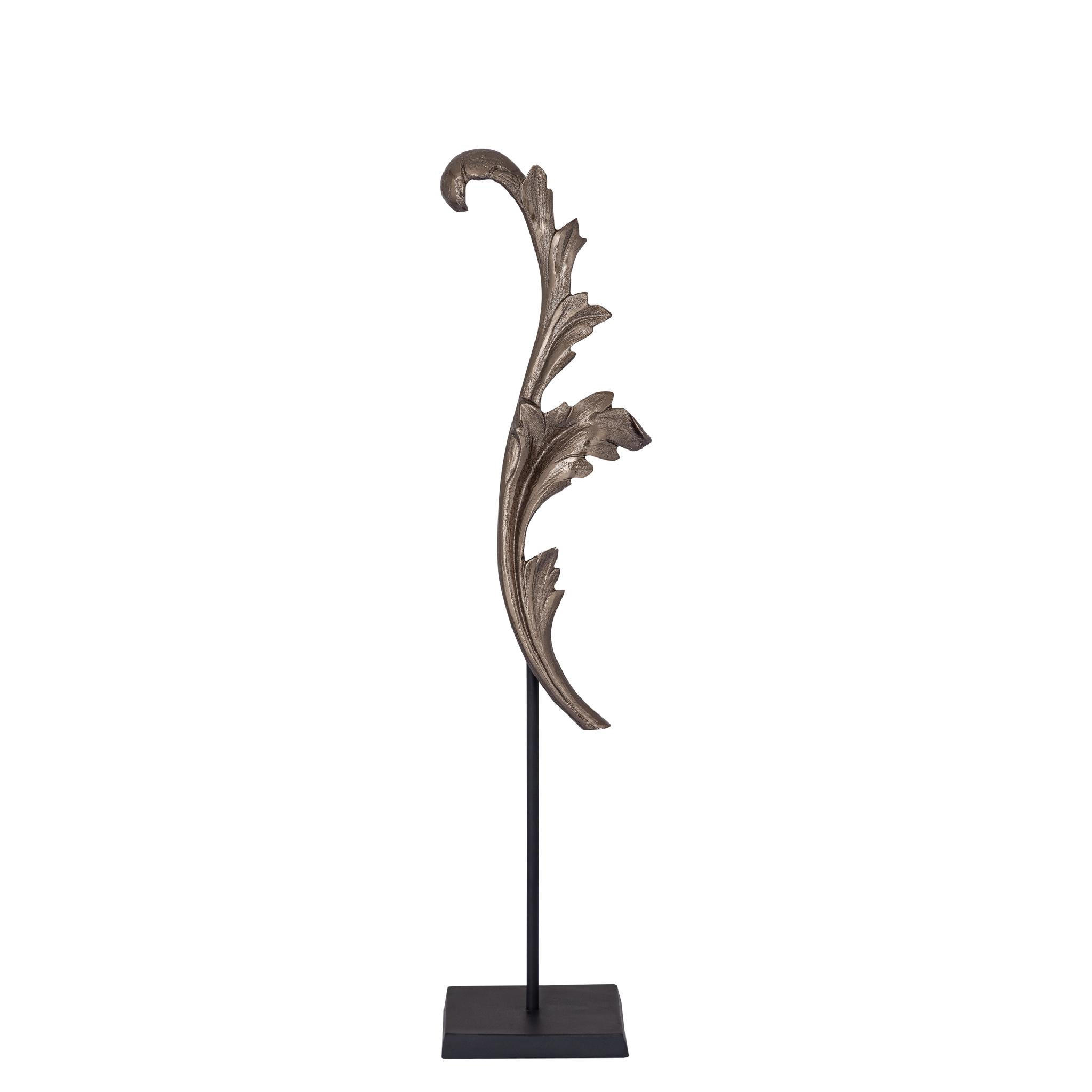 SKULPTUR Imelda Schwarz 15/13/64cm - Schwarz, Metall (13/64/15cm) - PTMD Collection