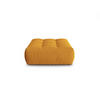 POUF Bloom aus Samt gelb - Gelb, Textil (101/42/110cm) - Micadoni