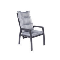 GARTENSTUHL Burundi 67x60x109 cm, Metall, Anthrazit - Anthrazit, Metall (67/109/60cm) - dasmöbelwerk