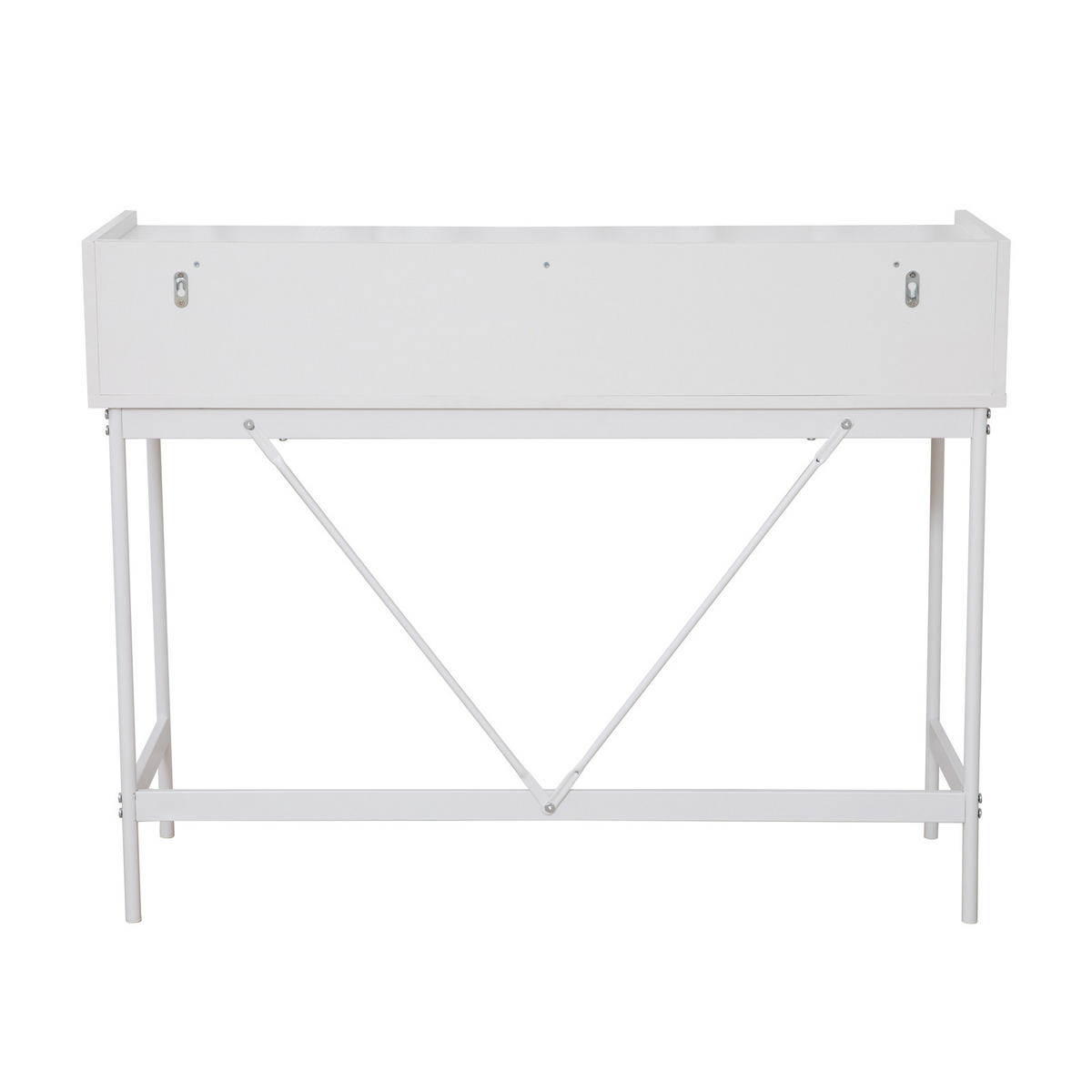 KONSOLENTISCH VALEO Weiß - Weiß, Metall (35/110/85cm) - SVITA