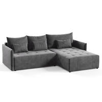 ECKSOFA Leno L - Grau, Holz/Textil (260/180cm) - Sofnet