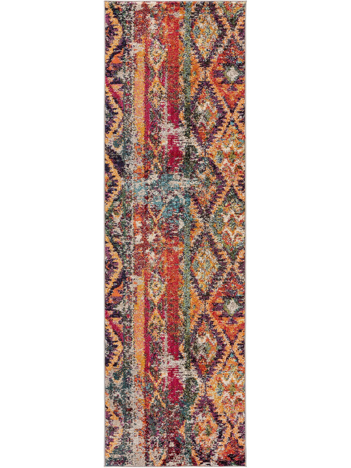 LÄUFER Casa Multicolor 70x240 cm - Multicolor, Textil (70/240cm) - benuta Nest