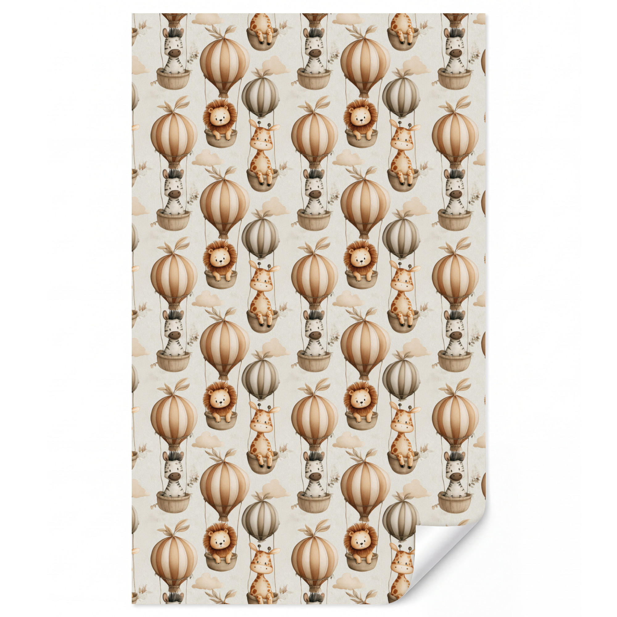 OnlyWow Kindertapete Beige 160x260 cm