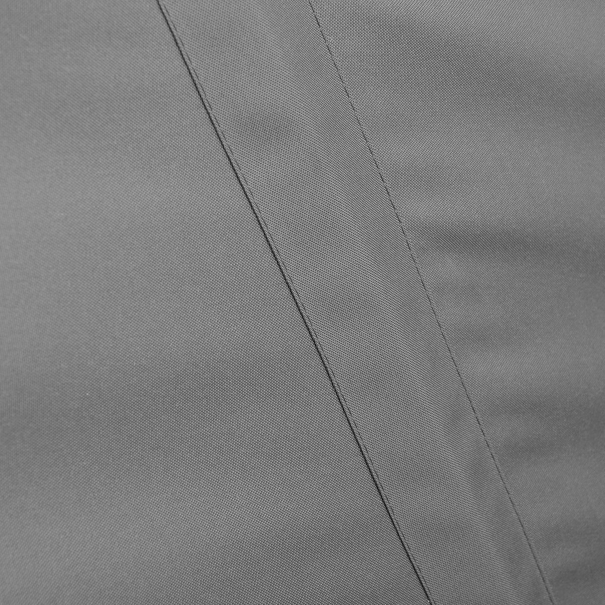 WANDKLAPPSCHIRM Ragusa - Grau, Textil (160/160cm) - casa.pro