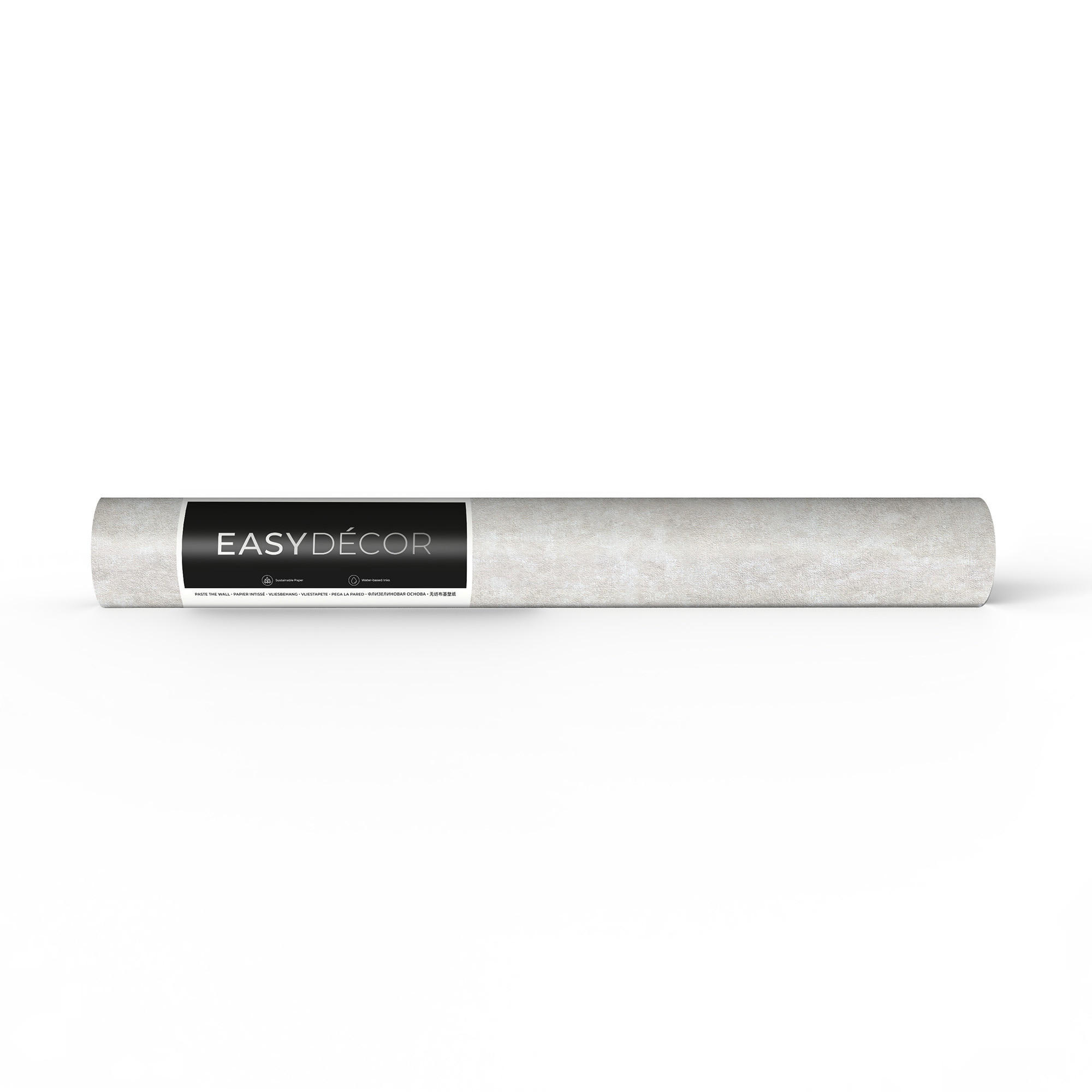VLIESTAPETE | Concrete metallic neutral - Grau, Papier/Kunststoff (52/1000cm) - Easy Decor