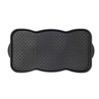 SCHUHABTROPFSCHALE SHOE STAR - Schwarz, Textil (38/75cm) - Astra