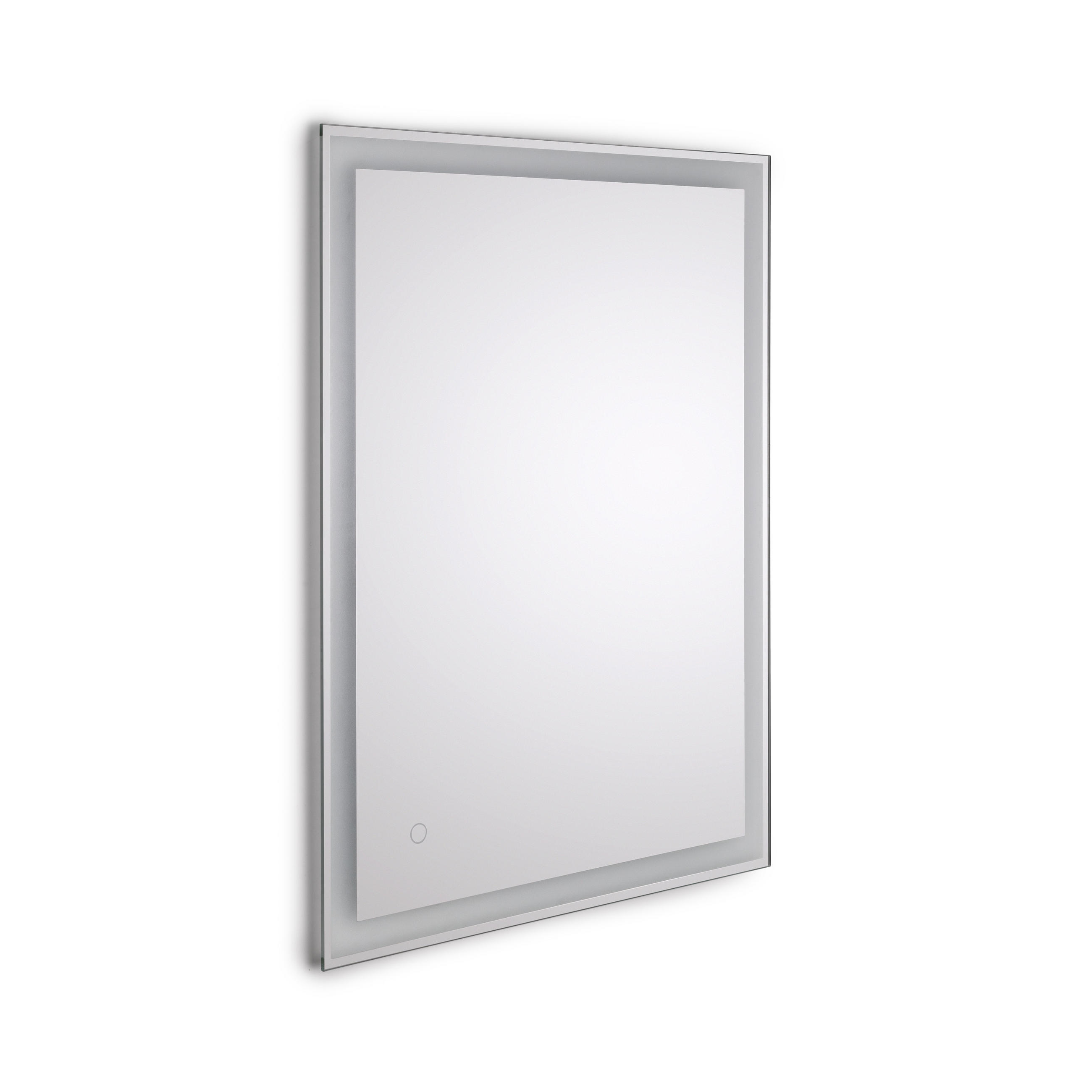 BADSPIEGEL mit LED-Front und dekorativer Beleuchtung (AC 230V 50Hz), 34 W - Multicolor, Glas (9.2/68/87.7cm) - EMUCA