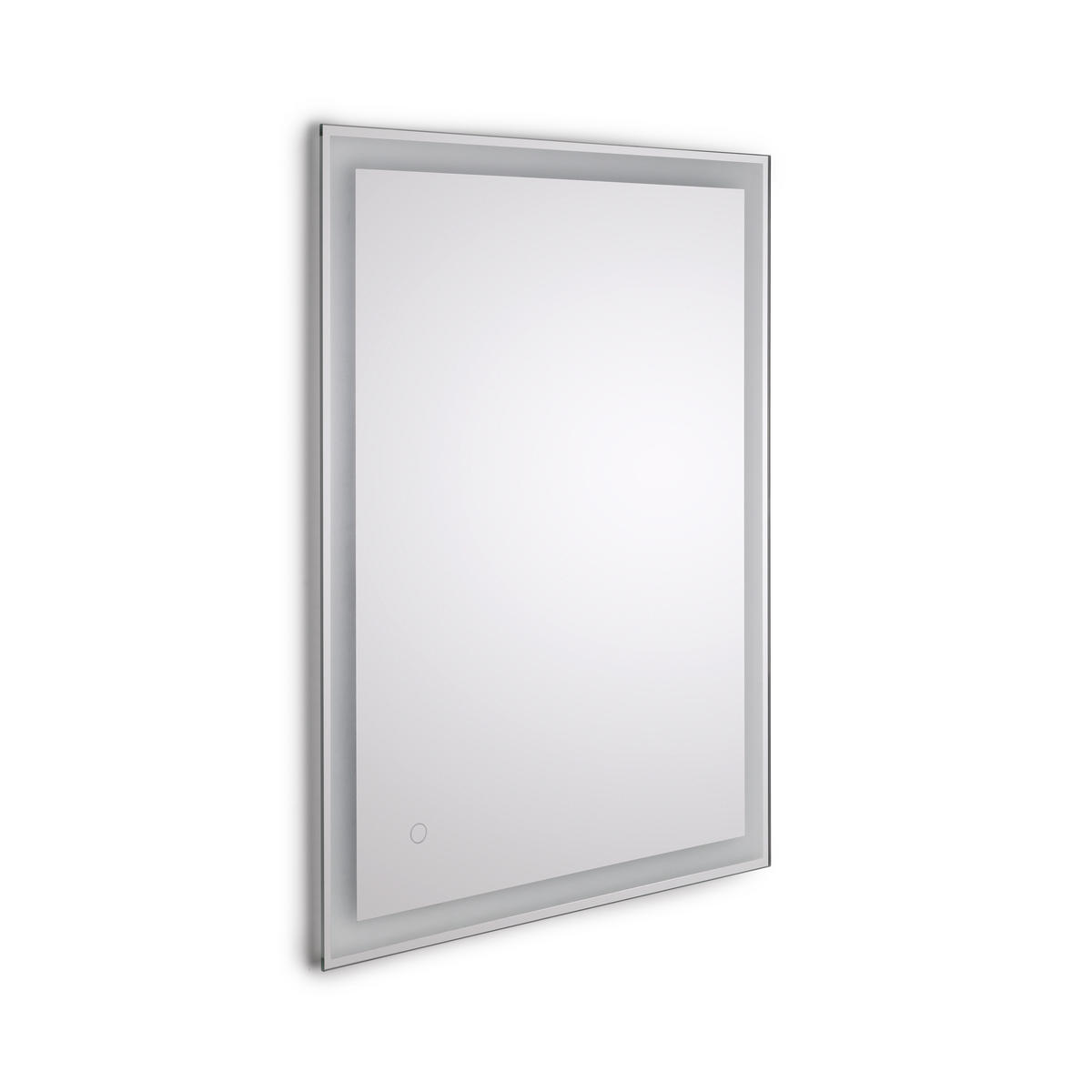 BADSPIEGEL mit LED-Front und dekorativer Beleuchtung (AC 230V 50Hz), 34 W - Multicolor, Glas (9.2/68/87.7cm) - EMUCA