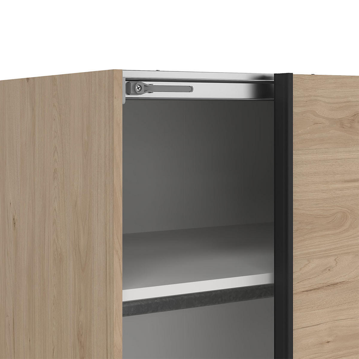 SCHIEBETÜRENSCHRANK, Como, Eiche, Holzwerkstoff, 179 x 67 x 221 cm - Eichefarben, Holzwerkstoff (179/221/67cm) - ebuy24