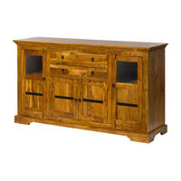 SIDEBOARD Akazie 181x50x100 honig lackiert OXFORD #0453 - Braun, Holz (181/100/50cm) - Massivmoebel24