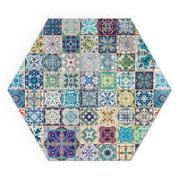 GLASPLATTE für Kamin h40 cm - Blau, Glas (40/40/0.4cm) - TULUP