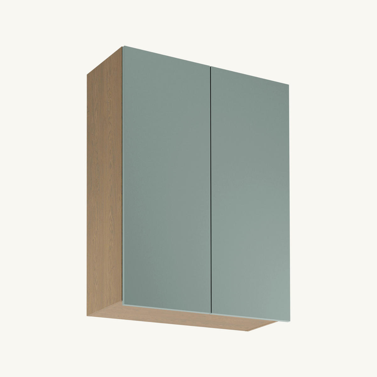 WINKELKÜCHE - 310 x 290 cm Livaro – KU-S34 – Grün / Dunkle Eiche - Schwarz/Grün, Holzwerkstoff/Metall (310/247/290cm) - hi-markt