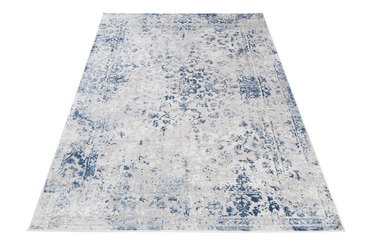 TEPPICH SKY Blau Grau 140/200 cm - Blau, Textil (140/200cm) - Tapiso