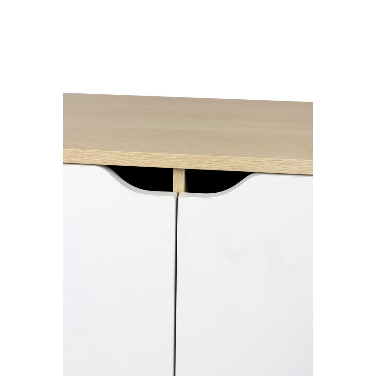 TV-LOWBOARD - Hellbraun, Holzwerkstoff (140/50/40cm) - Relaxdays