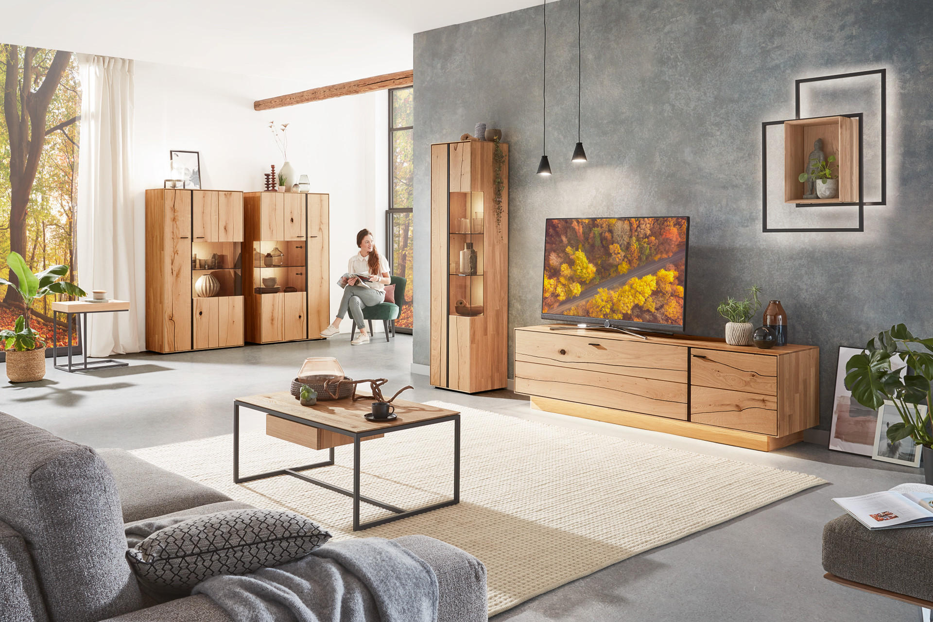 massivholz möbel robust