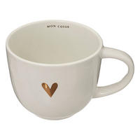 TEEBECHER Floral 480 ml - Beige, Keramik (14.7L) - Secret de Gourmet