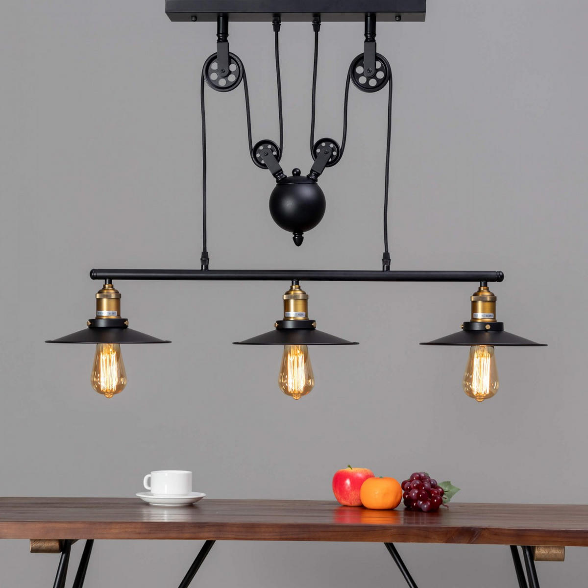 HÄNGELEUCHTE Piattino, Schwarz, 150cm - Schwarz, Metall (88/22/150cm) - KOSILUM