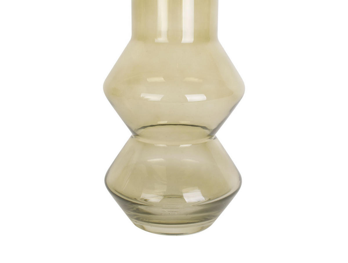 VASE Blush 13/13/30 cm - Grün, Glas (13/30cm) - Present Time