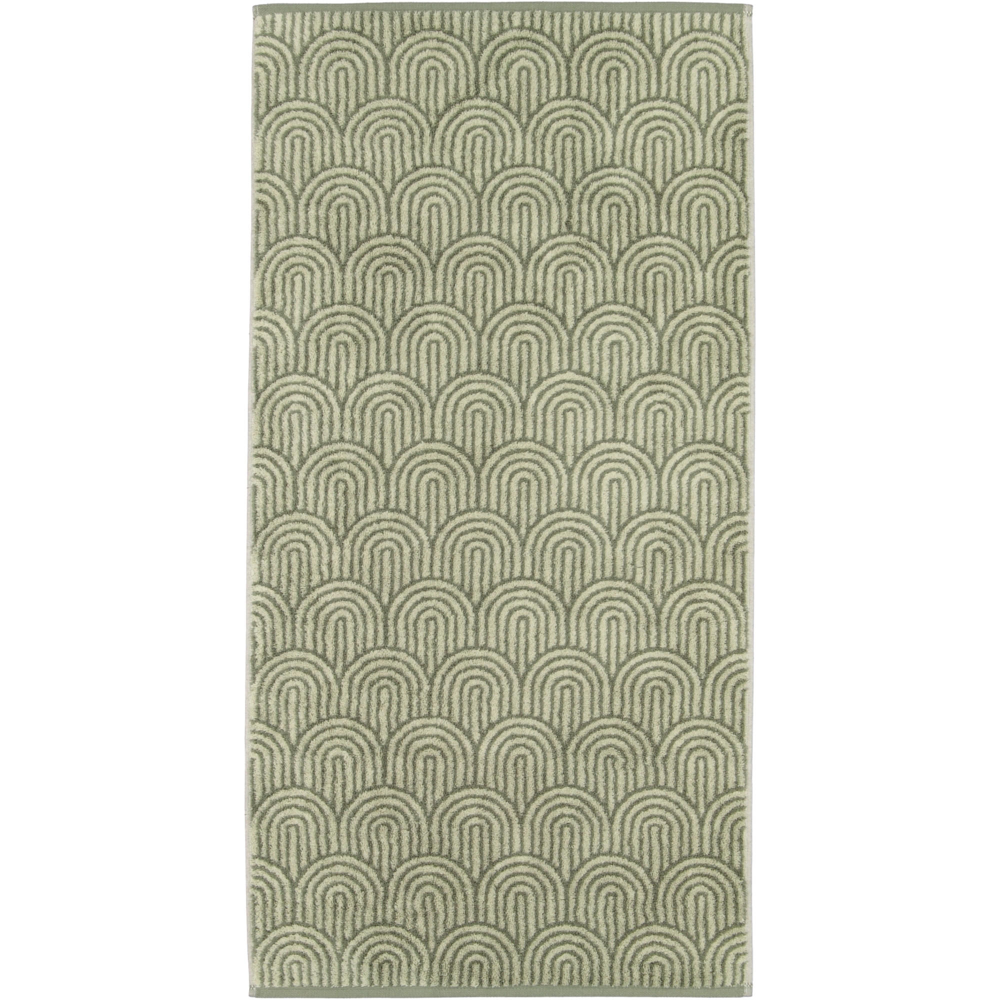 HANDTUCH MAISON BÖGEN 6268 FIELD - 44 - Grün, Textil (50/100cm) - Cawoe