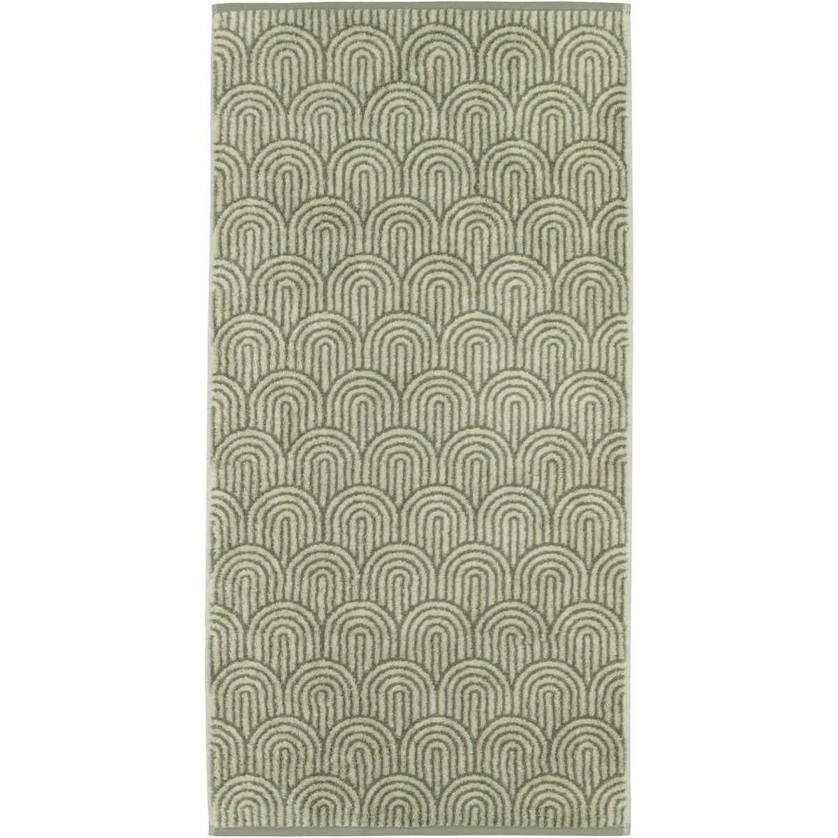 HANDTUCH MAISON BÖGEN 6268 FIELD - 44 - Grün, Textil (50/100cm) - Cawoe