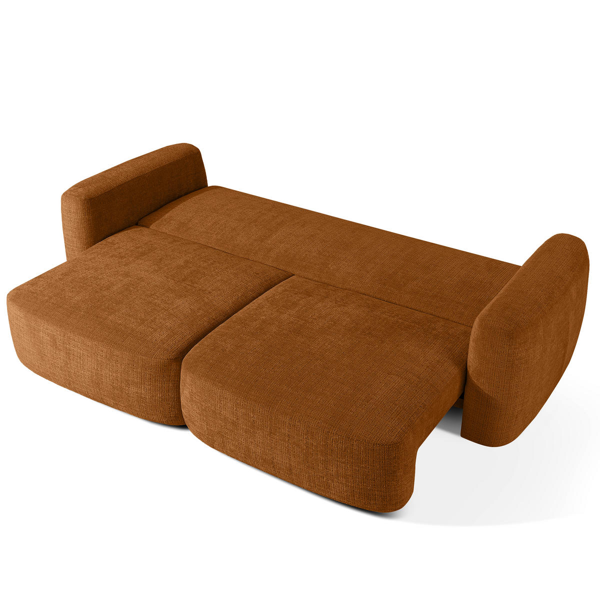 SITZGARNITUR ELOSA - Rot, Holz/Textil (245/85/115cm) - KONSIMO®