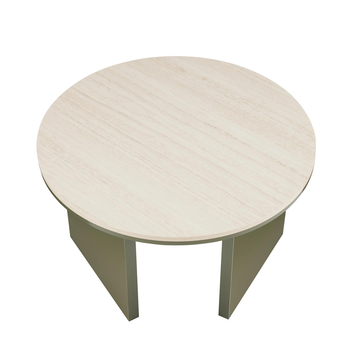 COUCHTISCH, Olivgrün - Grün, Holz (80/80/45cm) - Oviala