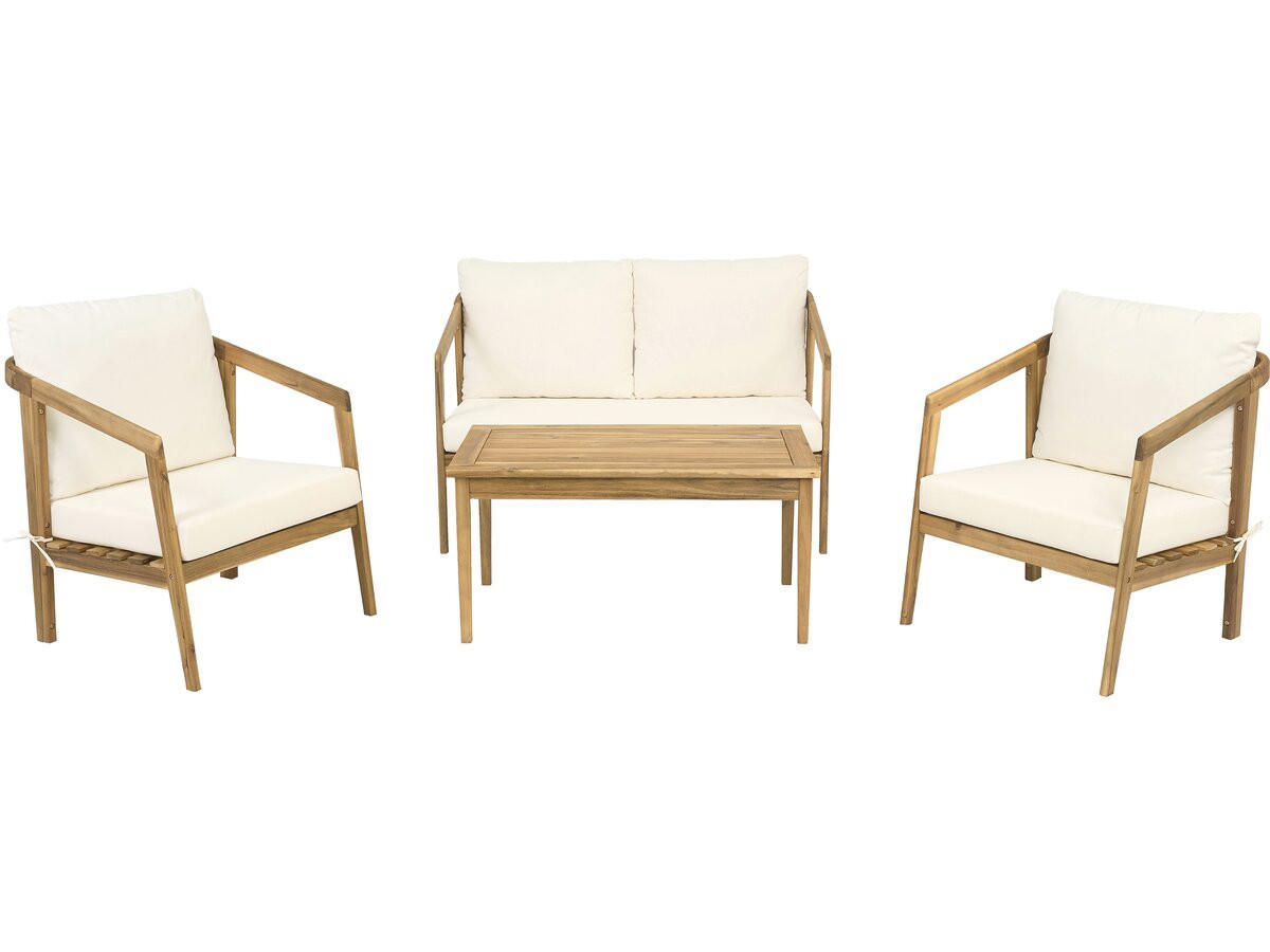 GARTENSITZGRUPPE presley - Beige, Holz - Habitat Garten