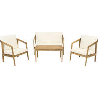 GARTENSITZGRUPPE presley - Beige, Holz - Habitat Garten