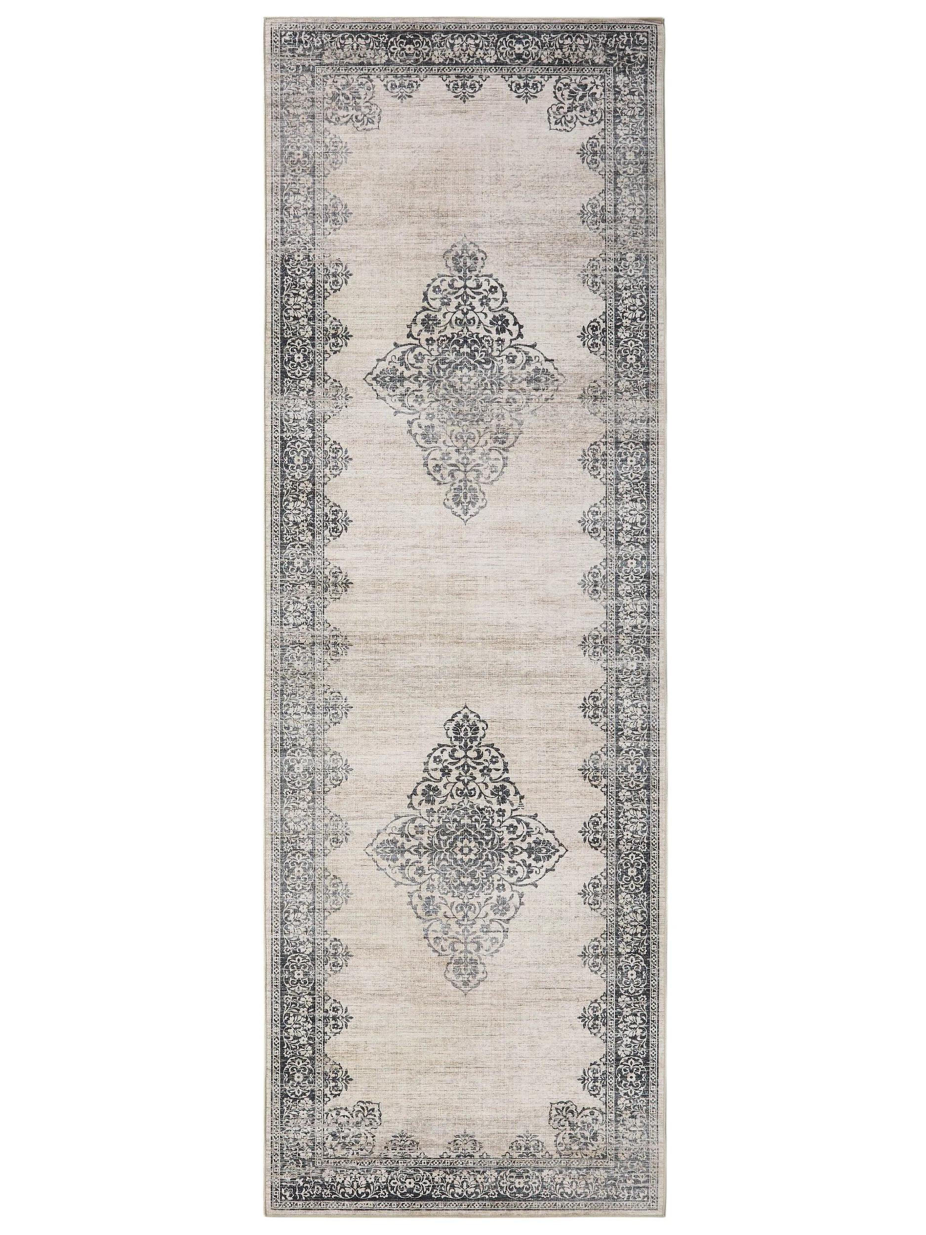 TEKAŠKI pregrinjalo Laura siva 80x240 cm - siva, umetna masa/tekstil (80/240cm) - benuta Pop