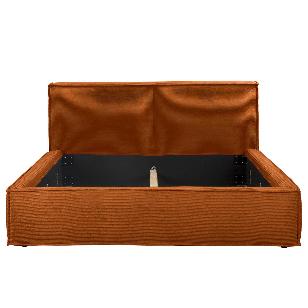 POLSTERBETT - Orange, Textil (160/200cm) - home24