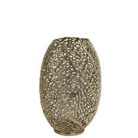 WINDLICHT Sinula Gold Ø25,5/38 cm - Goldfarben, Metall (25.5/38/25.5cm) - Light & Living