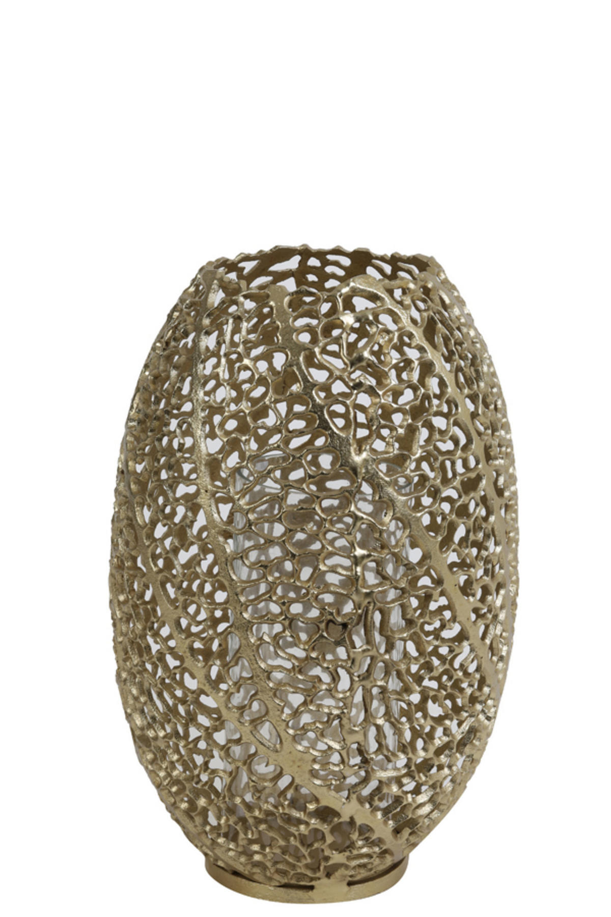 WINDLICHT Sinula Gold Ø25,5/38 cm - Goldfarben, Metall (25.5/38/25.5cm) - Light & Living