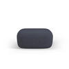 POUF Jenny aus Boucle dunkelblau - Dunkelblau, Textil (88/40/90cm) - Micadoni