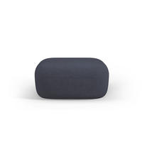 POUF Jenny aus Boucle dunkelblau - Dunkelblau, Textil (88/40/90cm) - Micadoni