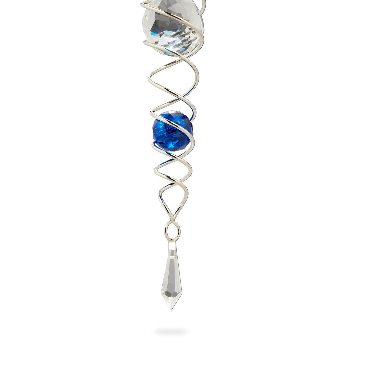 WINDSPIEL - Multicolor, Glas/Metall (5/5/46cm) - Relaxdays