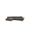 ECKSOFA Carmelo In Nova - Grau, Holzwerkstoff/Textil (275/202cm) - Fun Möbel