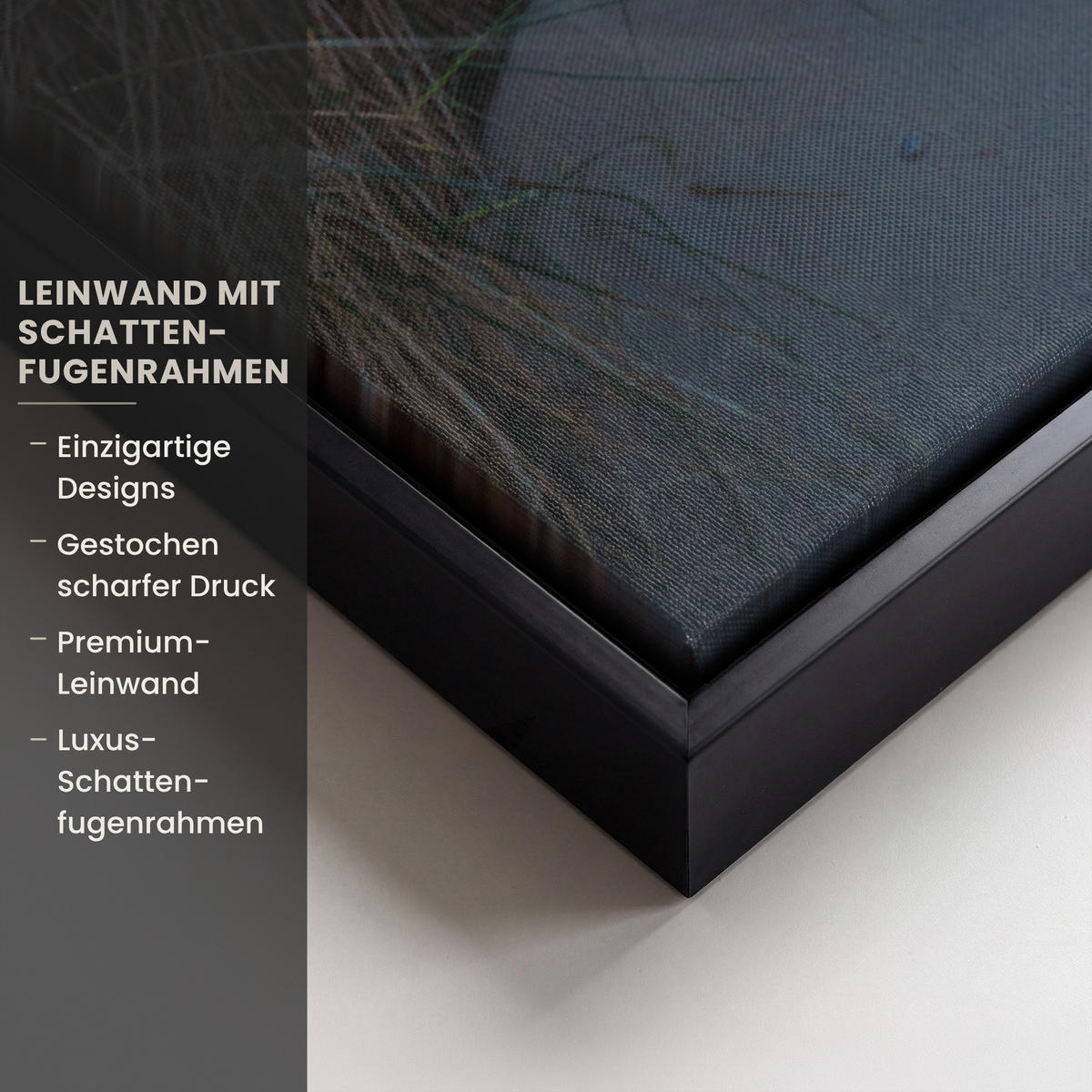 LEINWAND Bilder mit Rahmen - Sonnenuntergang - Strand - Düne - Gras - Ufer - 90x60 - Sandfarben, Textil (90/60cm) - MuchoWow
