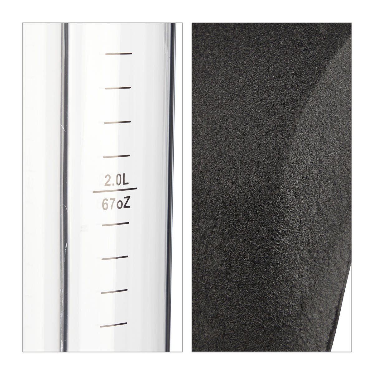 BIERSÄULE - Multicolor, Kunststoff/Metall (2.5L) - Relaxdays