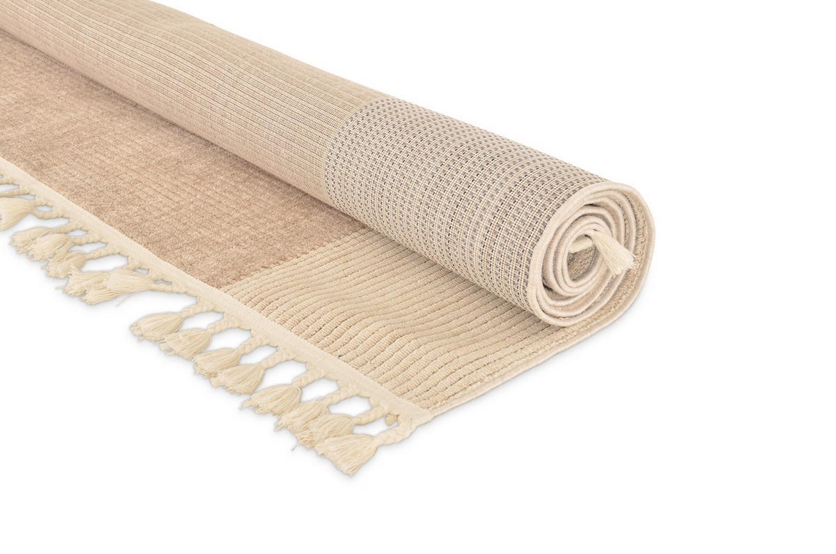 FLACHGEWEBE-TEPPICH Capo Creme/Gold 200x290 cm - Multicolor, Textil (200/290cm) - Vercai Rugs