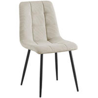 STUHL Cord Creme - Creme, Textil/Metall (45/84/55cm) - CLP