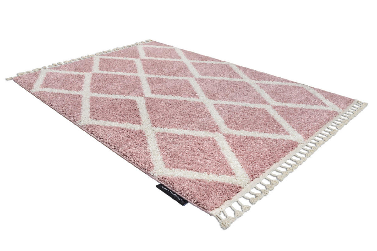 TEPPICH Berber 140/190 cm - Pink, Textil (140/190cm) - rugsX