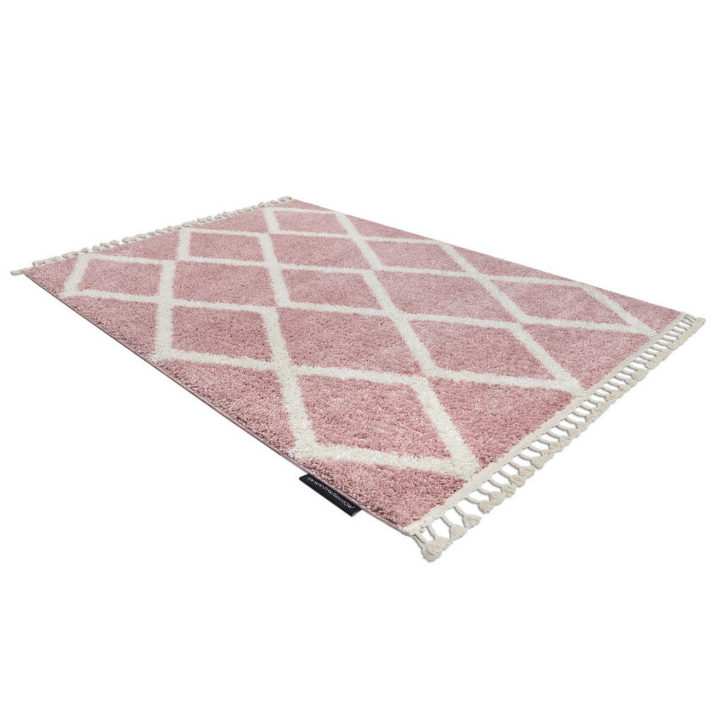 Thumbnail - rugsX Teppich, Pink, Textil, Rechteckig, 140x190 cm, Teppiche & Böden, Teppiche, Hochflorteppiche & Shaggys