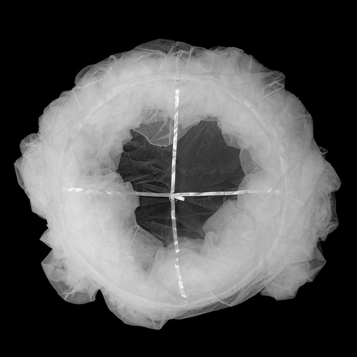 MOSKITONETZ 12m - Weiß, Kunststoff - Amanka