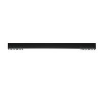 LED-DECKENLEUCHTE Ritter 80/3.5/5.5 cm - Schwarz, Metall (3.5/80/5.5cm) - Nettlife