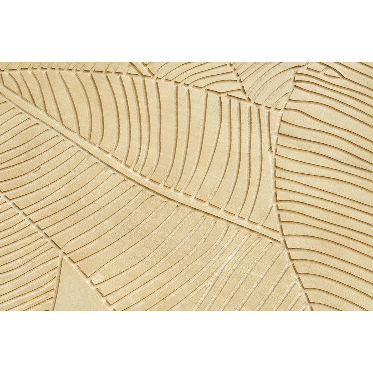 COUCHTISCH Rund Strukturiert Mangoholz Schwarzes Metall VIBES - Naturfarben, Holz (80/80/40cm) - Miliboo