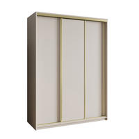 SCHWEBETÜRENSCHRANK NISSE 150/205/60 cm 3-türig Kaschmir - Kaschmir, Holzwerkstoff (150/205/60cm) - MASSENO