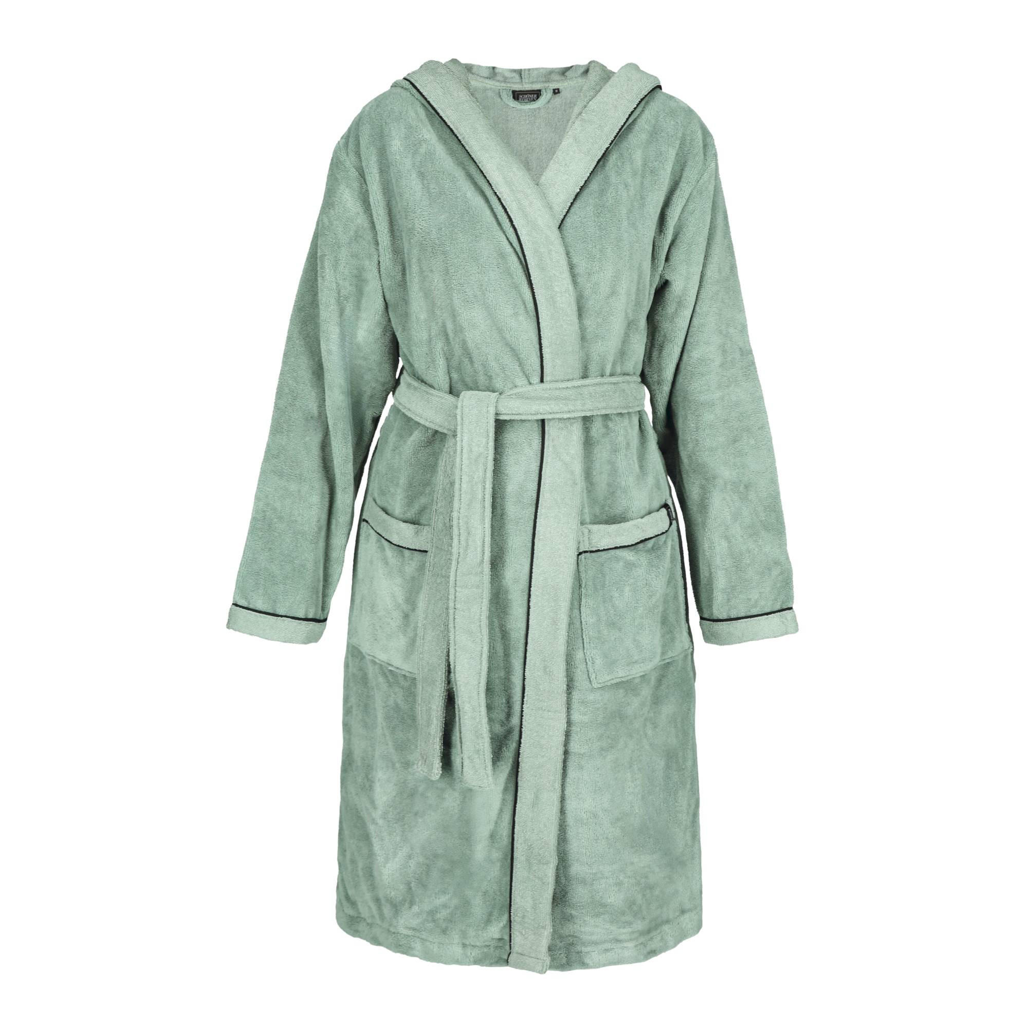BADEMANTEL SELECT - Grün, Textil (XLnull) - Schöner Wohnen